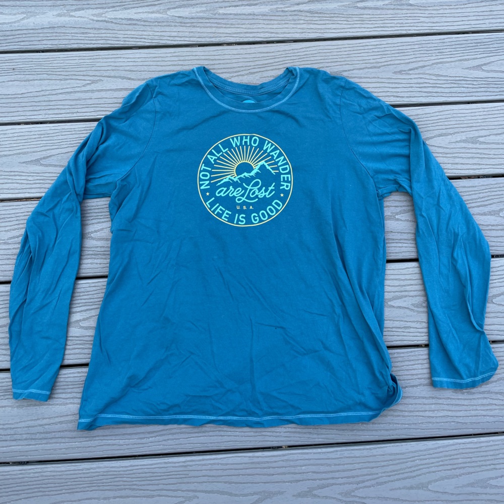 Life is Good Womens long sleeve tee
